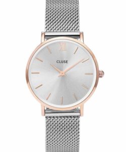 CLUSE Minuit Mesh Rose Gold/Silver