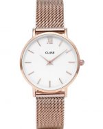 CLUSE Minuit Mesh Rose Gold/White