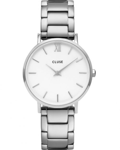 CLUSE Minuit 3-Link Silver White/Silver