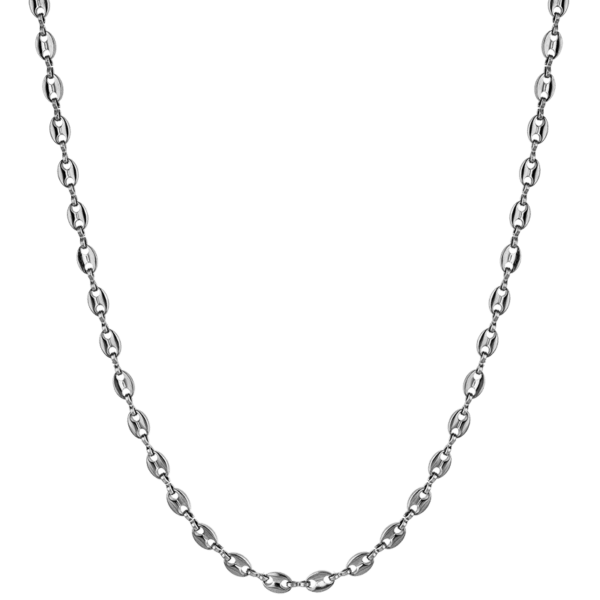 BREEZE Chain Necklace, Stainless steel, Silver-tone plated 410025.4b