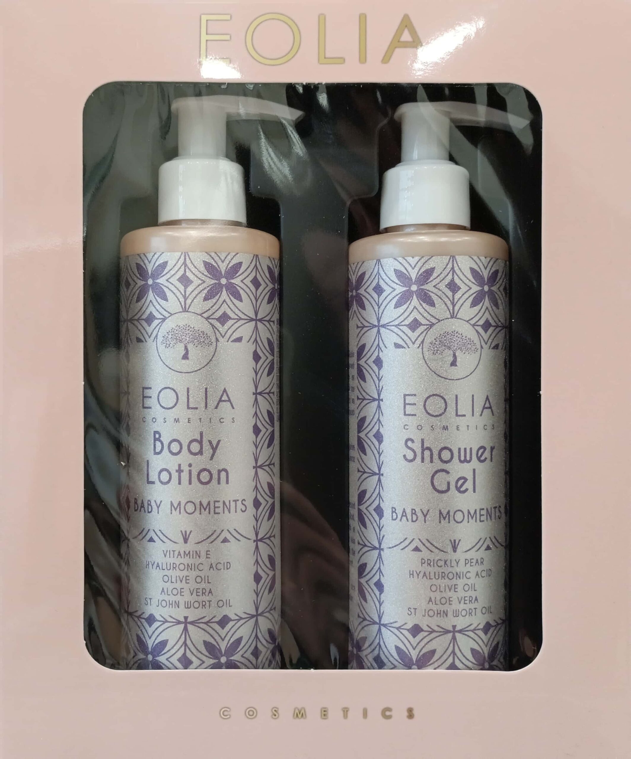 Eolia Cosmetics Gift Box 2x Eolia Cosmetics Gift Body Lotion & Shower Gel Baby Moments 250ml - Image 1