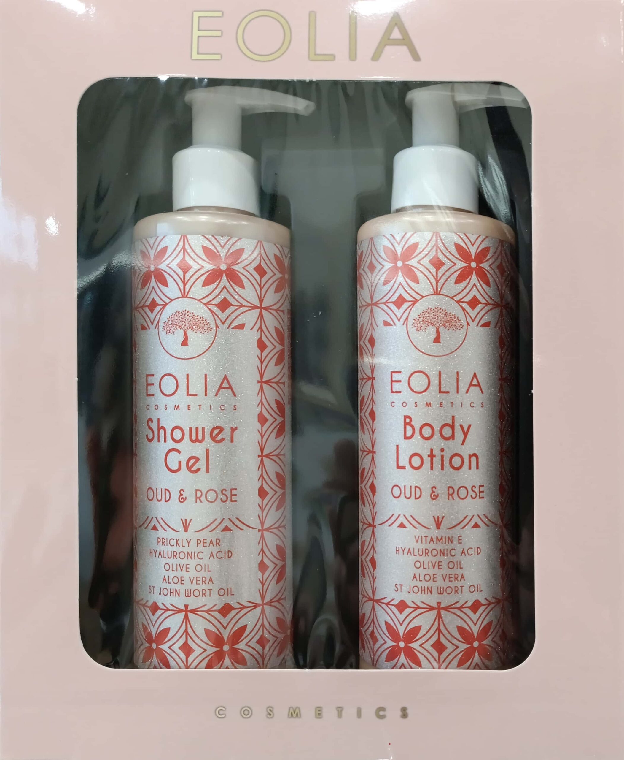 Eolia Cosmetics Gift Box 2x1 Eolia Cosmetics Gift Body Lotion & Shower Gel Oud Rose 250ml - Image 1