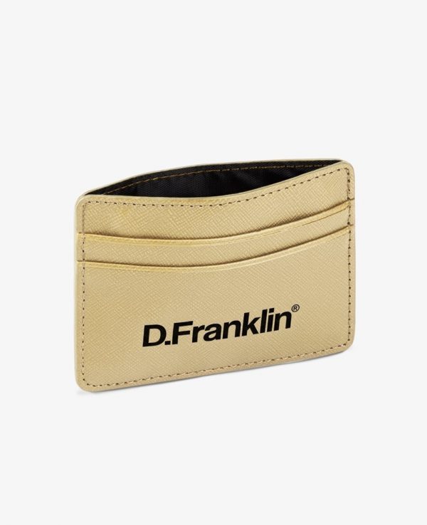 Πορτοφόλι-Θήκη για κάρτες D.Franklin Χρυσό DFKWAL001-0026