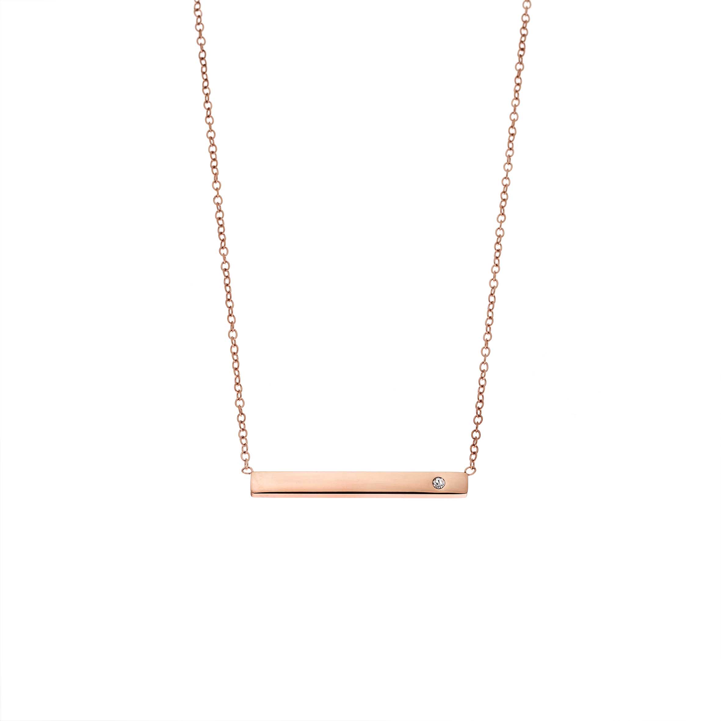 PUP38548R E20 ΚΟΛΙΕ ΓΥΝΑΙΚΕΙΟ PUPPIS ROSE GOLD STAINLESS STEEL PLATED - PUP38548R - Image 1