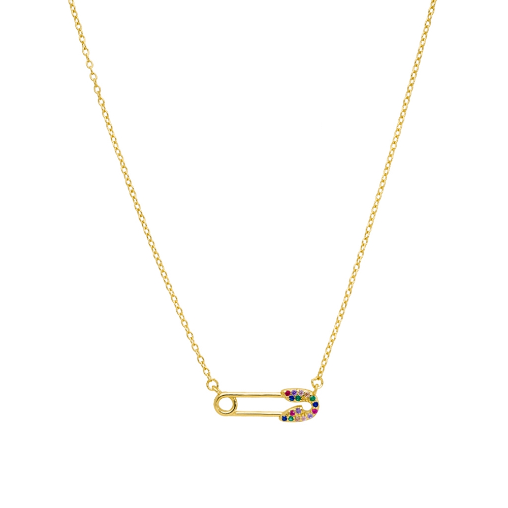 Ασημένιο κολιέ Marea Gold D02007-AD 1 Ασημένιο κολιέ Marea Gold D02007-AD