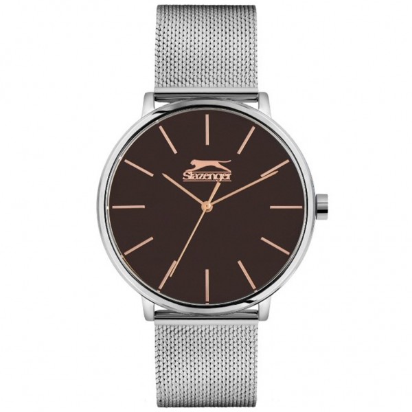 sl.09.6296.2.03 SLAZENGER Gents SL.09.6296.2.03 Silver Metallic Bracelet - Image 1