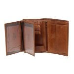 Ανδρικό δερμάτινο όρθιο Πορτοφόλι Lavor 1-3315 Cognac - Image 2