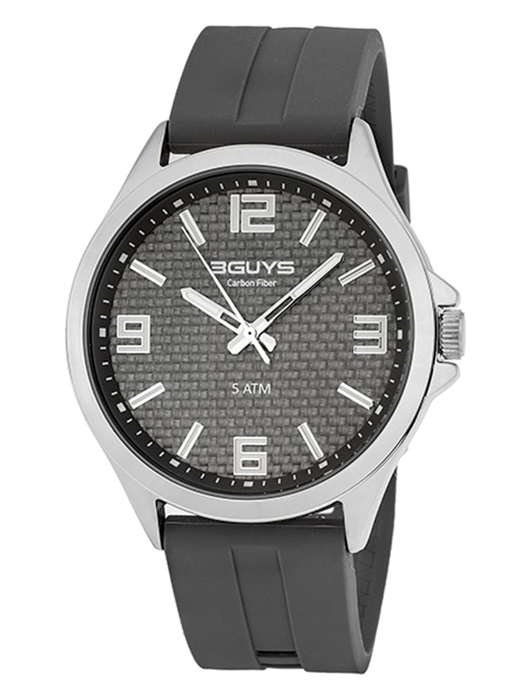 3G2190859E 3GUYS BLACK SILICONE STRAP 3G21908 - Image 1