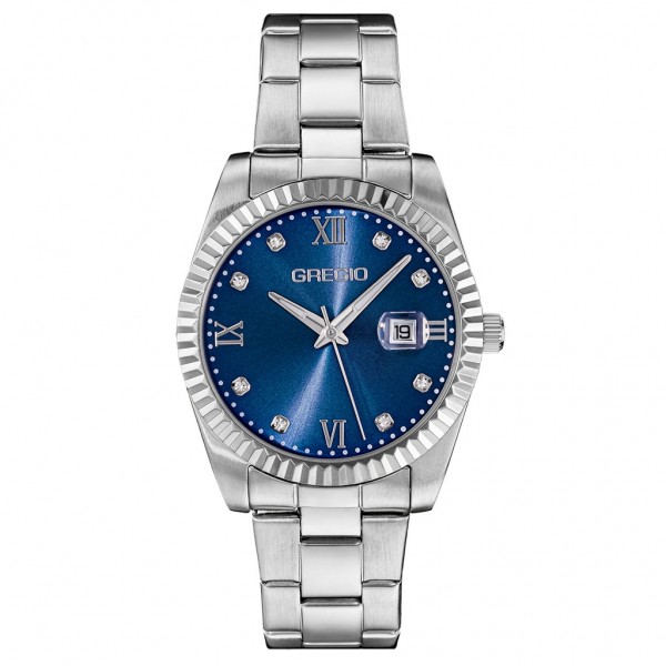 gr360011 GREGIO Mallory GR360011 Crystals Silver Stainless Steel Bracelet - Image 1