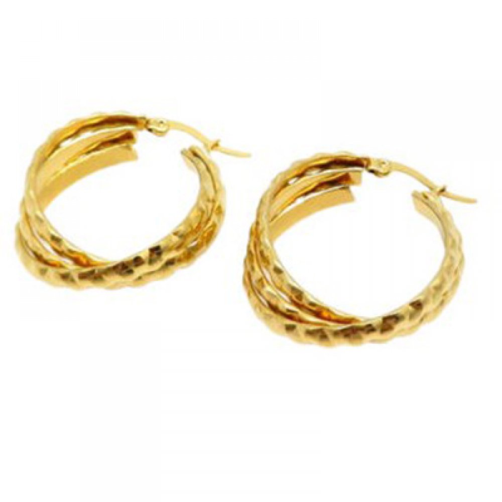 PUW88257G-1000x1000 ΣΚΟΥΛΑΡΙΚΙΑ ΓΥΝΑΙΚΕΙΑ ΚΡΙΚΟΙ PUPPIS STEEL GOLD PLATED - PUW88257G - Image 1