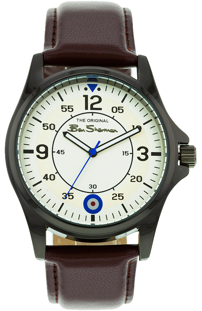 BS083BR Ben Sherman The Originals Brown Leather Strap BS083BR - Image 1