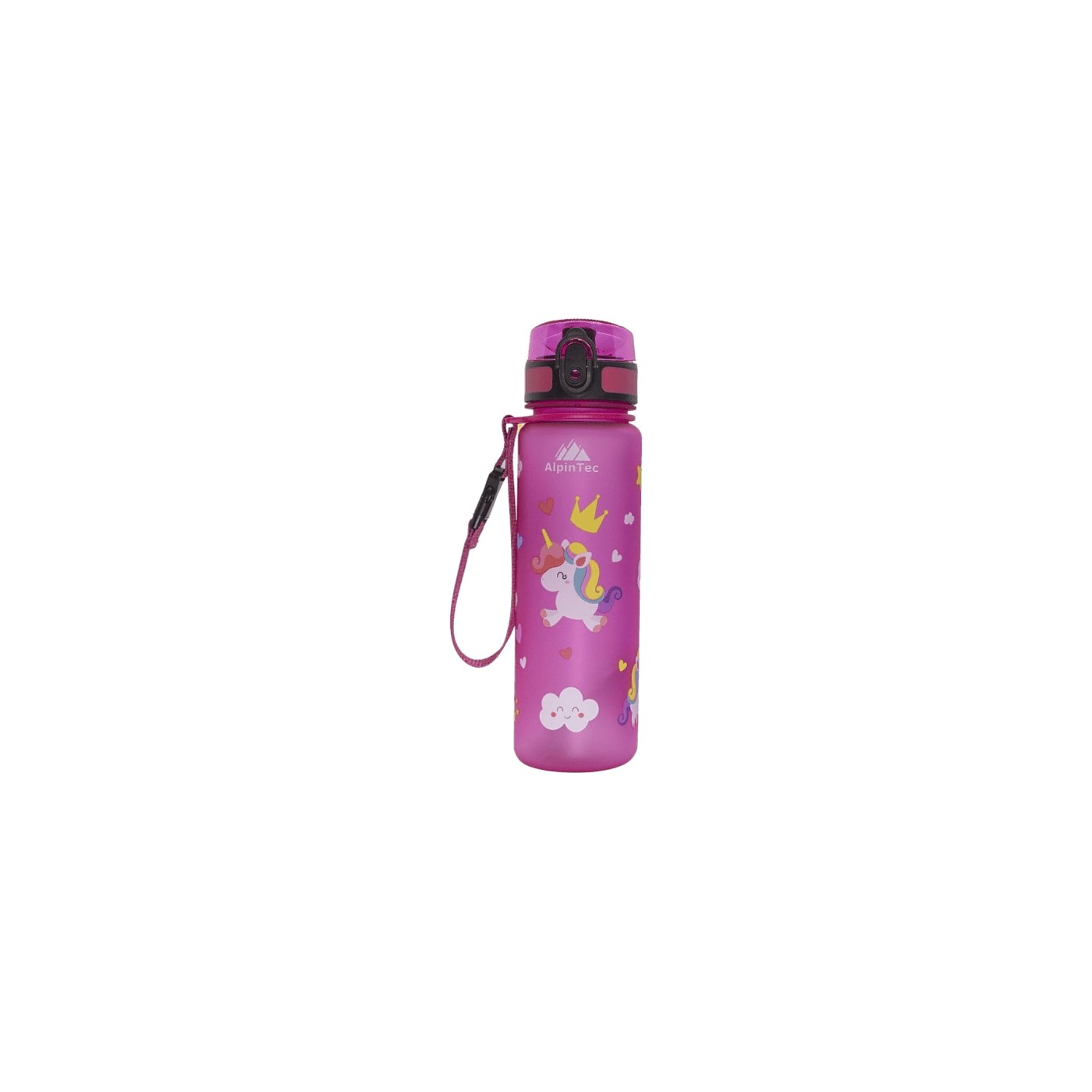 kids-water-canteen-500ml-pink-pony Παγούρι Tritan AlpinTec Kids 500ml Unicorn - Image 1