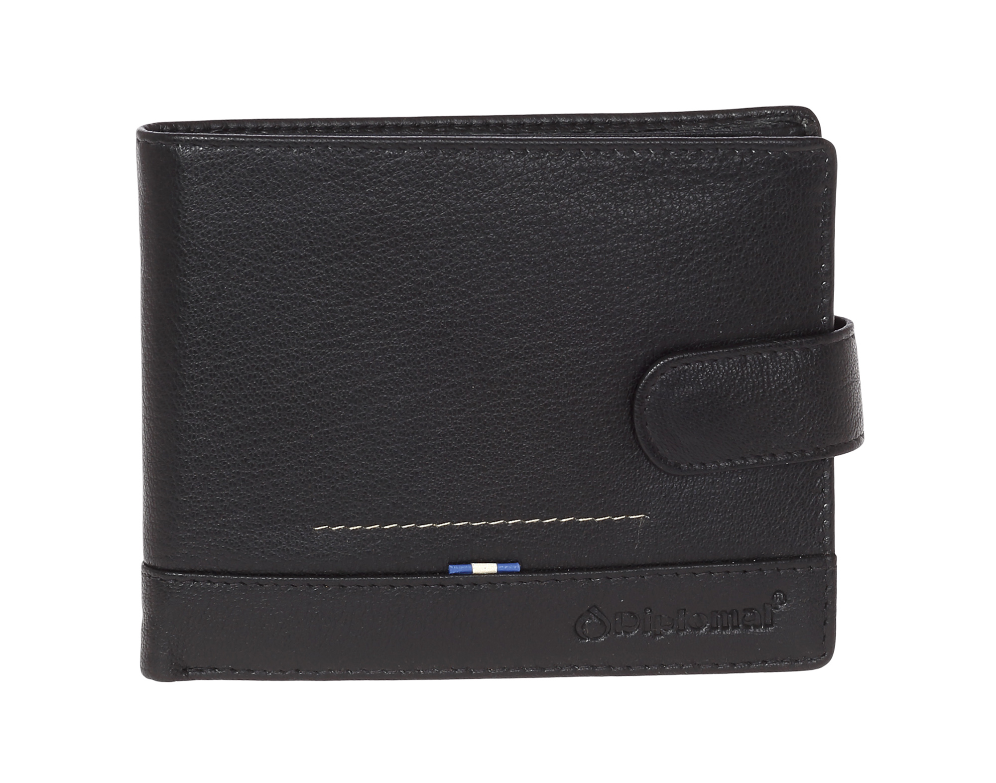 MN112-Black-dip_20_326 Diplomat Ανδρικό Πορτοφόλι RFID MN112 Μαύρο - Image 1