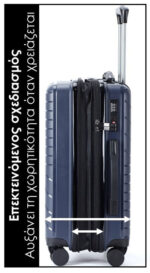 ΣΕΤ Βαλίτσα trolley Lavor 3τμχ - 1-604 Blue - Image 3