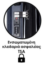 ΣΕΤ Βαλίτσα trolley Lavor 3τμχ - 1-604 Blue - Image 4