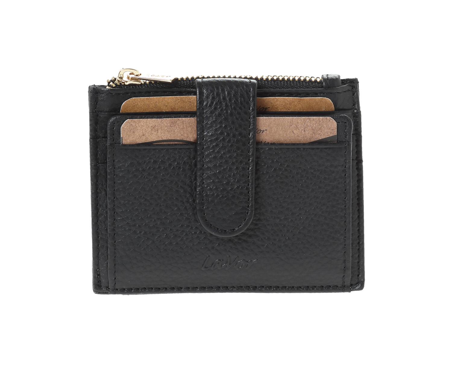 5952BLACK (1) ΔΕΡΜΑΤΙΝΗ ΚΑΡΤΟΘΗΚΗ ΜΕ RFID LAVOR 1-5952 Black - Image 1