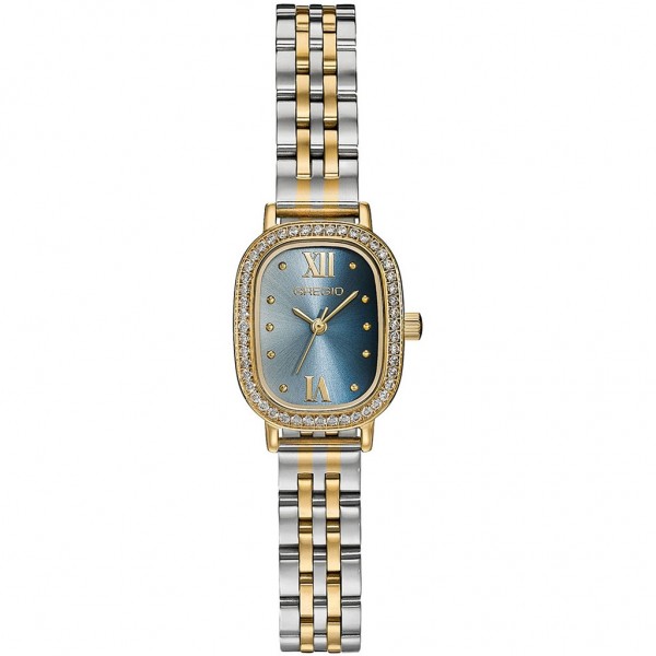gr1 GREGIO Aurora Crystals Two Tone Stainless Steel Bracelet GR450041 - Image 1