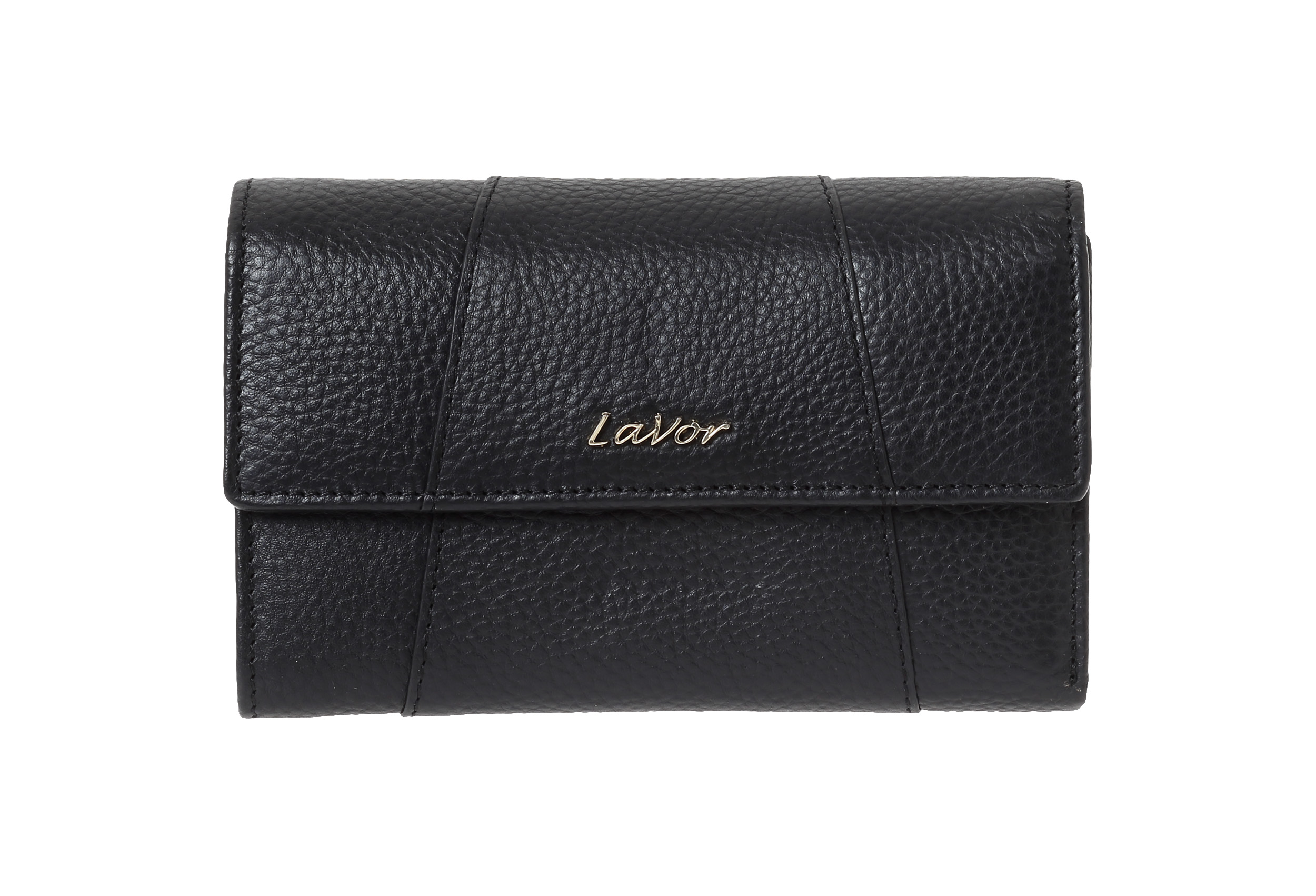 6071_BLACK_1 copy ΓΥΝΑΙΚΕΙΟ ΔΕΡΜΑΤΙΝΟ ΠΟΡΤΟΦΟΛΙ ΜΕ RFID LAVOR 1-6071 Black - Image 1