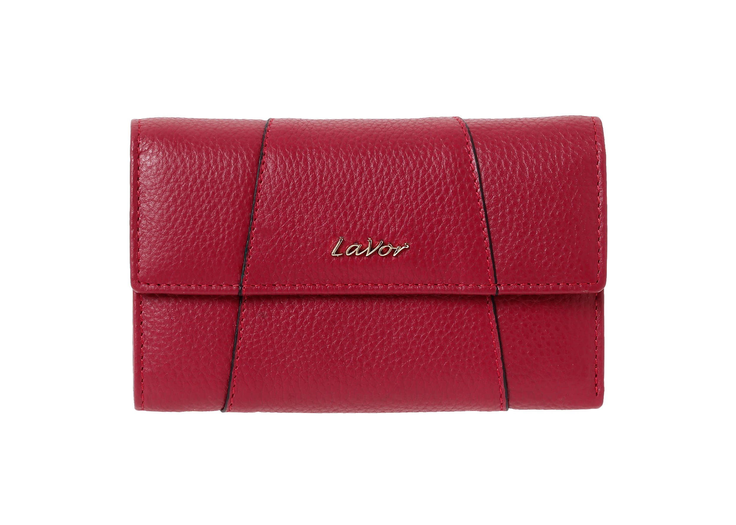6071_RED_1 copy(1) ΓΥΝΑΙΚΕΙΟ ΔΕΡΜΑΤΙΝΟ ΠΟΡΤΟΦΟΛΙ ΜΕ RFID LAVOR 1-6071 ΚΟΚΚΙΝΟ - Image 1