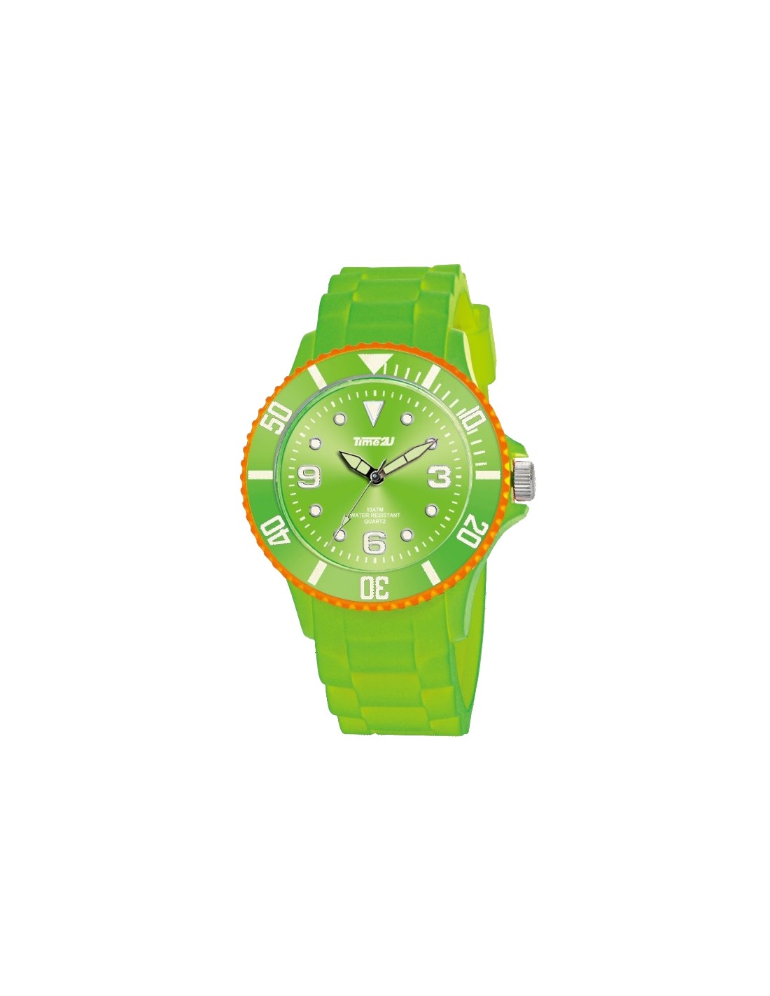 time2u- TIME2U Ρολόι χειρός Time2U Πράσινο TU-008 - Image 1