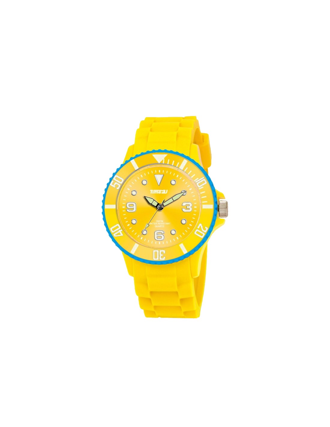 time2u- TIME2U Ρολόι χειρός Time2U Κίτρινο TU-002 - Image 1