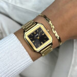 CLUSE Gracieuse Watch Steel, Black, Gold Colour CW11906 - Image 2