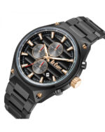 LEE COOPER Dual Time Black Metallic Bracelet LC08026.060 - Image 2
