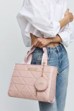 Nolah γυναικεία τσάντα ώμου/χιαστί RYDER MEDIUM PINK - Image 5