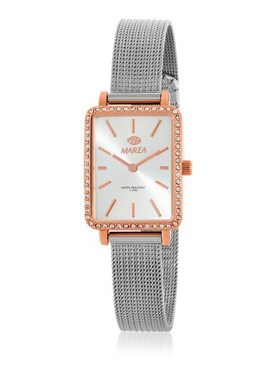reloj-marea-mujer-b413793-acero-520x520 Γυναικείο ρολόι Marea B41379-3 Ασημί - Image 1
