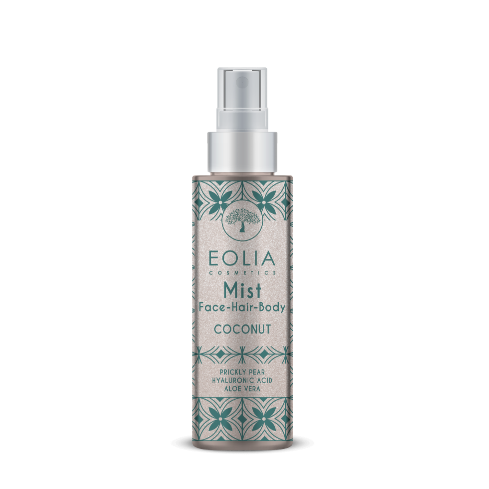 3D_Eolia_BodyMist_Coconut-2000x2000h Eolia Cosmetics Body Mist Face Hair & Body Coconut 150 ml - Image 1