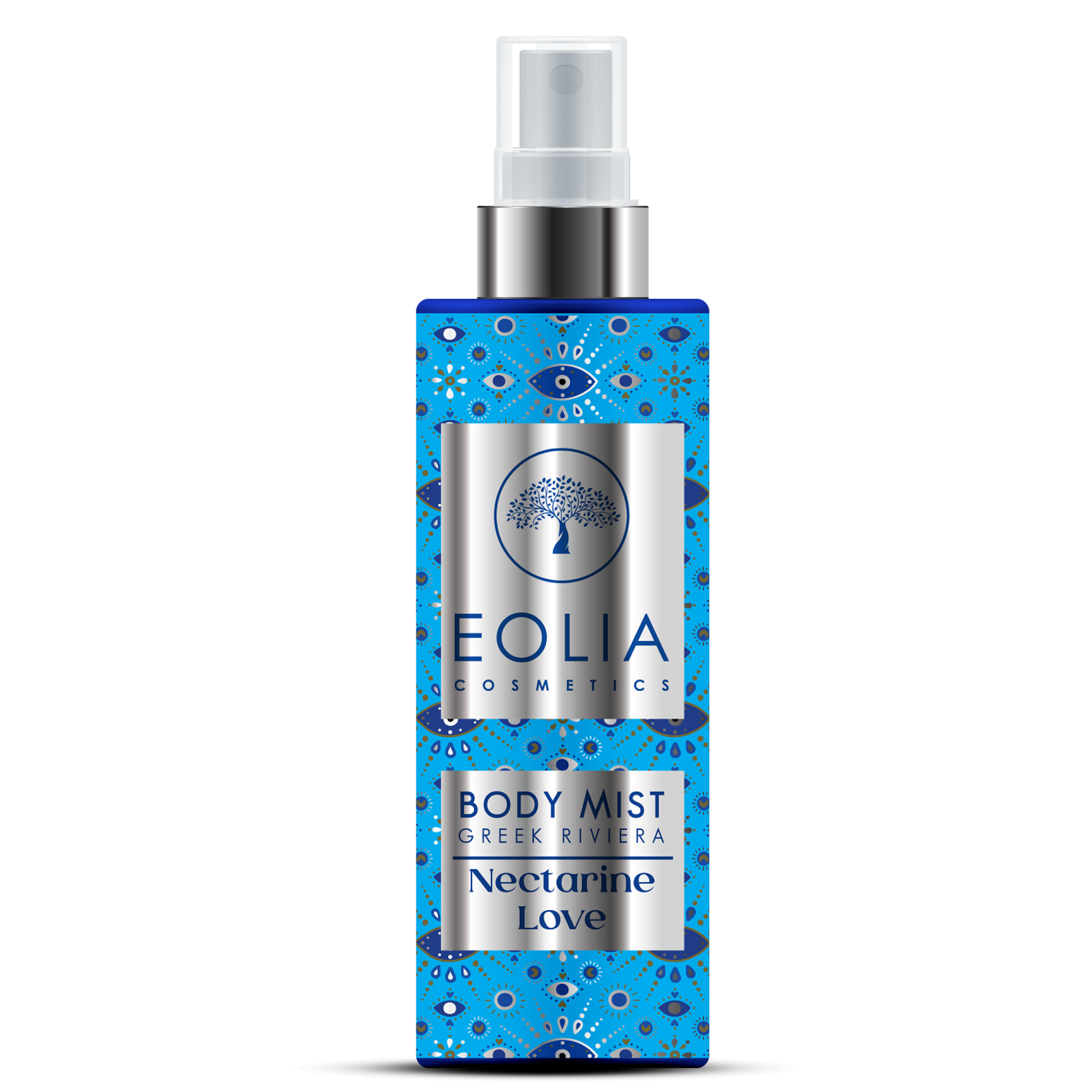 EOLIA-COSMETICS-GREEK-RIVIERA-MIST-NECTARINE-LOVE-5213004373284-2000x2000h Eolia Cosmetics Body Mist Face Hair & Body Greek Riviera Nectarine Love 150 ml - Image 1