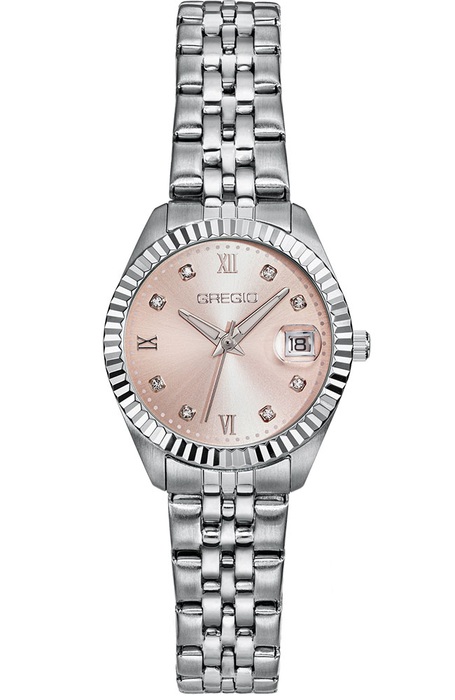 GR480011 GREGIO Mallory Petit Crystals Silver Stainless Steel Bracelet GR480011 - Image 1