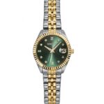GREGIO Mallory Petit Crystals Dual Tone Stainless Steel Bracelet GR480041