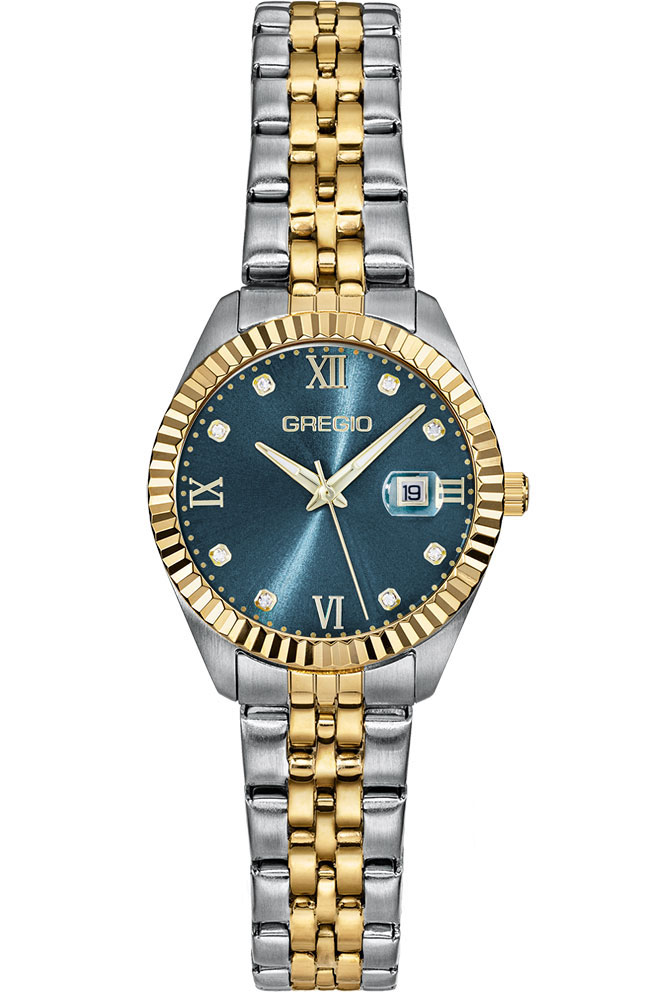GR480042 GREGIO Mallory Petit Crystals Dual Tone Stainless Steel Bracelet GR480042 - Image 1