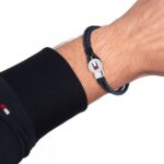 Ανδρικό βραχιόλι Tommy Hilfiger 2790656 από Μπλε Δέρμα - Image 2