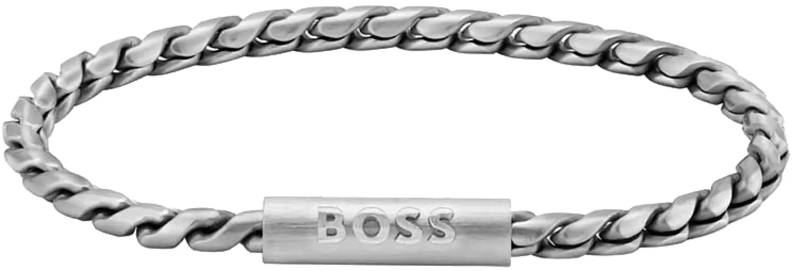 BOSS-DORAN-1580695-550x550_74067 BOSS Ανδρικό Βραχιόλι από ανοξείδωτο ατσάλι 1580695 - Ασημί - Image 1