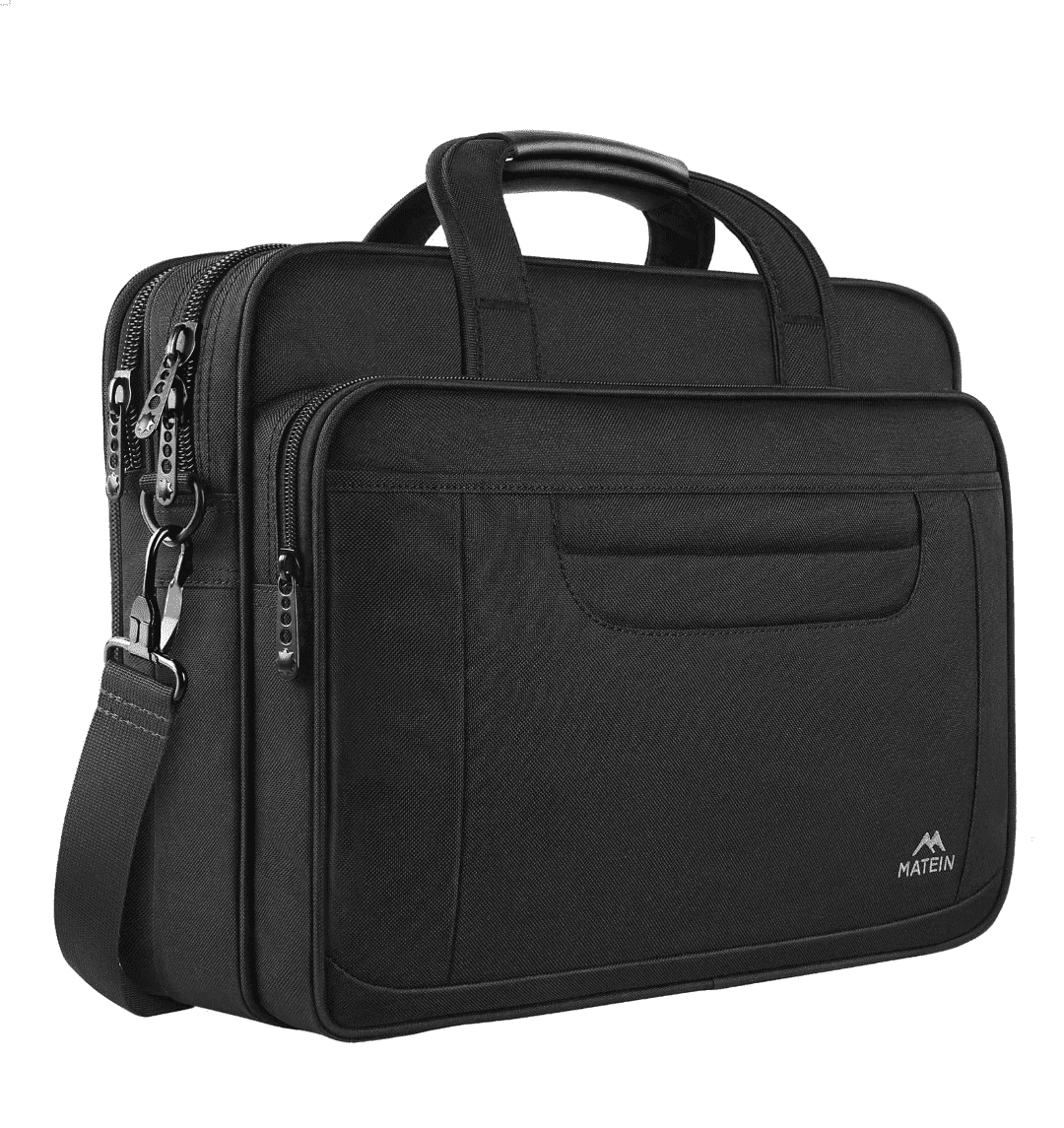 1106 Υφασμάτινος Χαρτοφύλακας Matein 15,6' laptop 12L 1106 μαύρο - Image 1