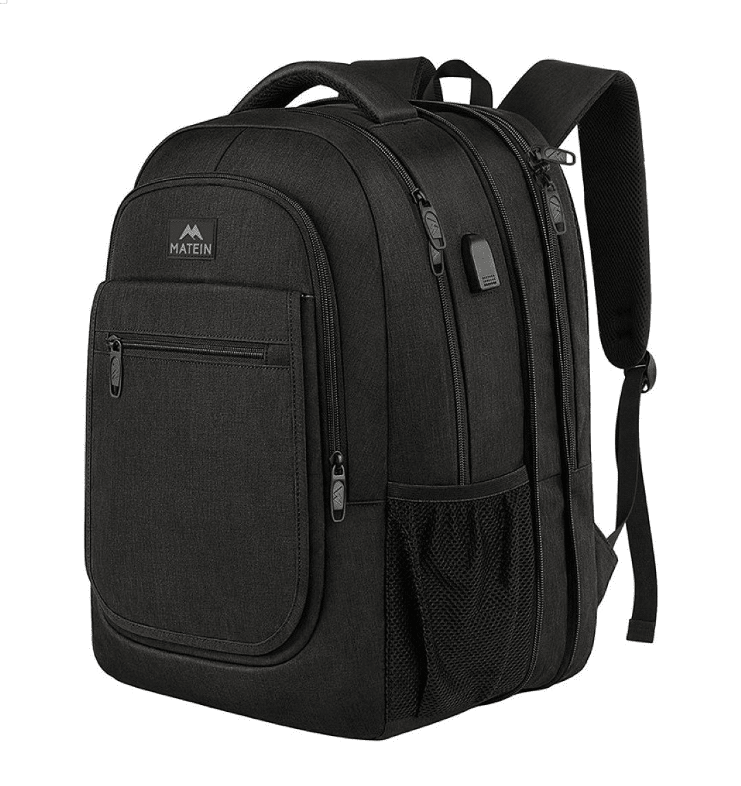 1364 Σακίδιο πλάτης 36,8L Laptop 15,6” Matein 1364 μαύρο - Image 1