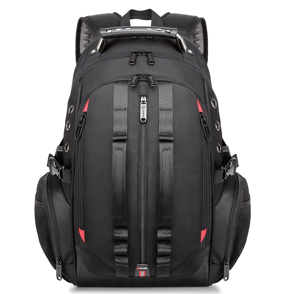 1901-6 Μεγάλο Laptop Backpack 17,3'' Ανθεκτικό XL Heavy Duty Travel Backpack Bange 1901 μαύρο - Image 1