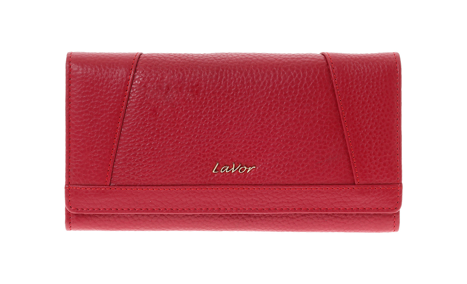 6154_RED_1 copy LaVor 1-6154 Γυναικείο Δερμάτινο Πορτοφόλι με Rfid Κόκκινο - Image 1