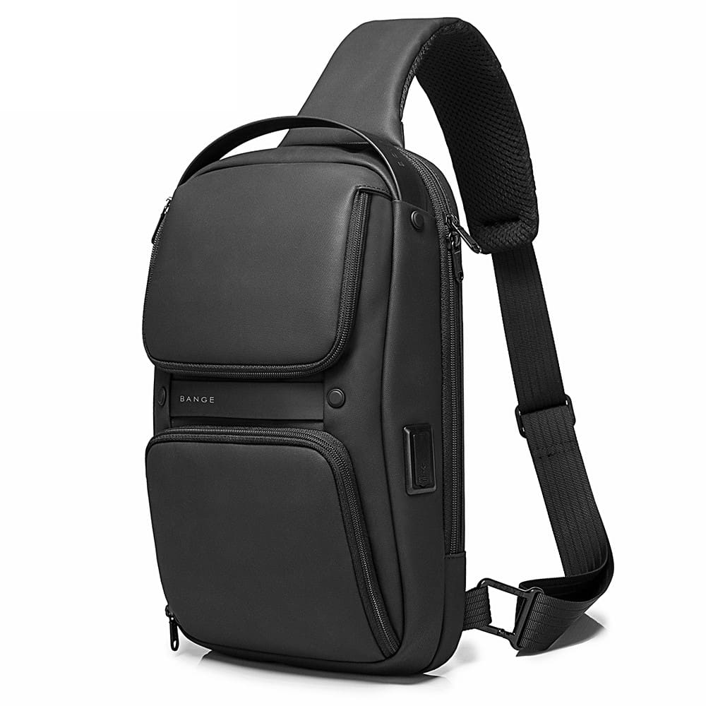 7258-2 Τσαντάκι ώμου χιαστί crossbody Bange 7258 μαύρο - Image 1