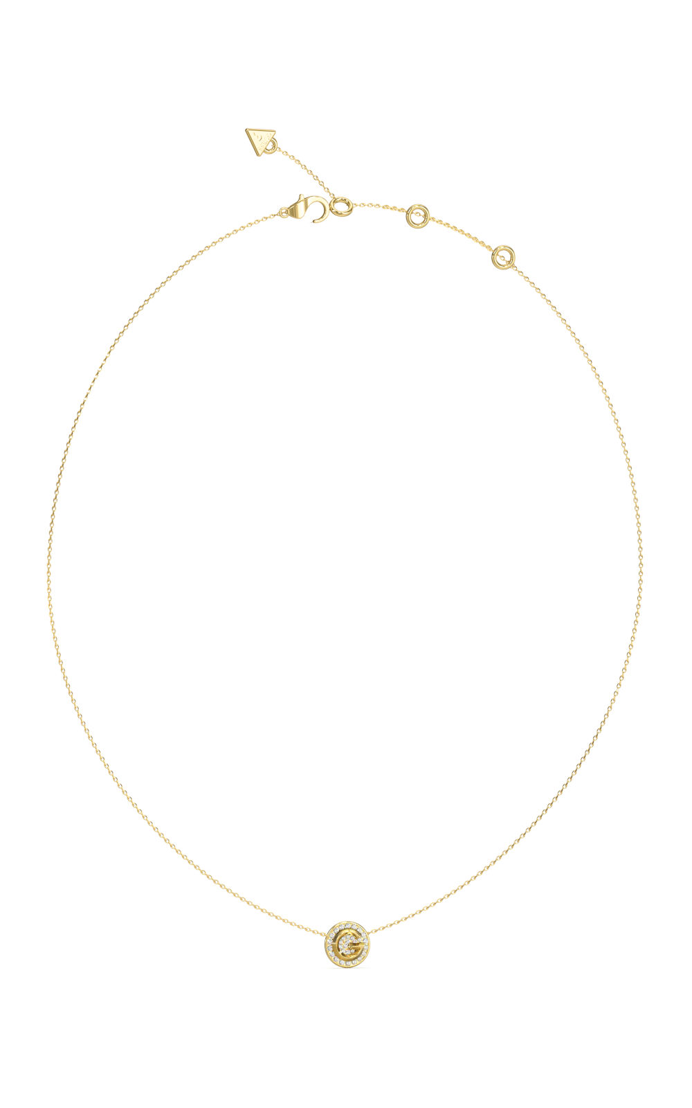 GUESS-STEEL-G-CRYSTAL-JUBN05446JWYGT-U-Κολιέ-Χρυσό-Με-Λογότυπο-Με-Πέτρες GUESS STEEL G CRYSTAL JUBN05446JWYGT/U Κολιέ Χρυσό Με Λογότυπο Με Πέτρες - Image 1