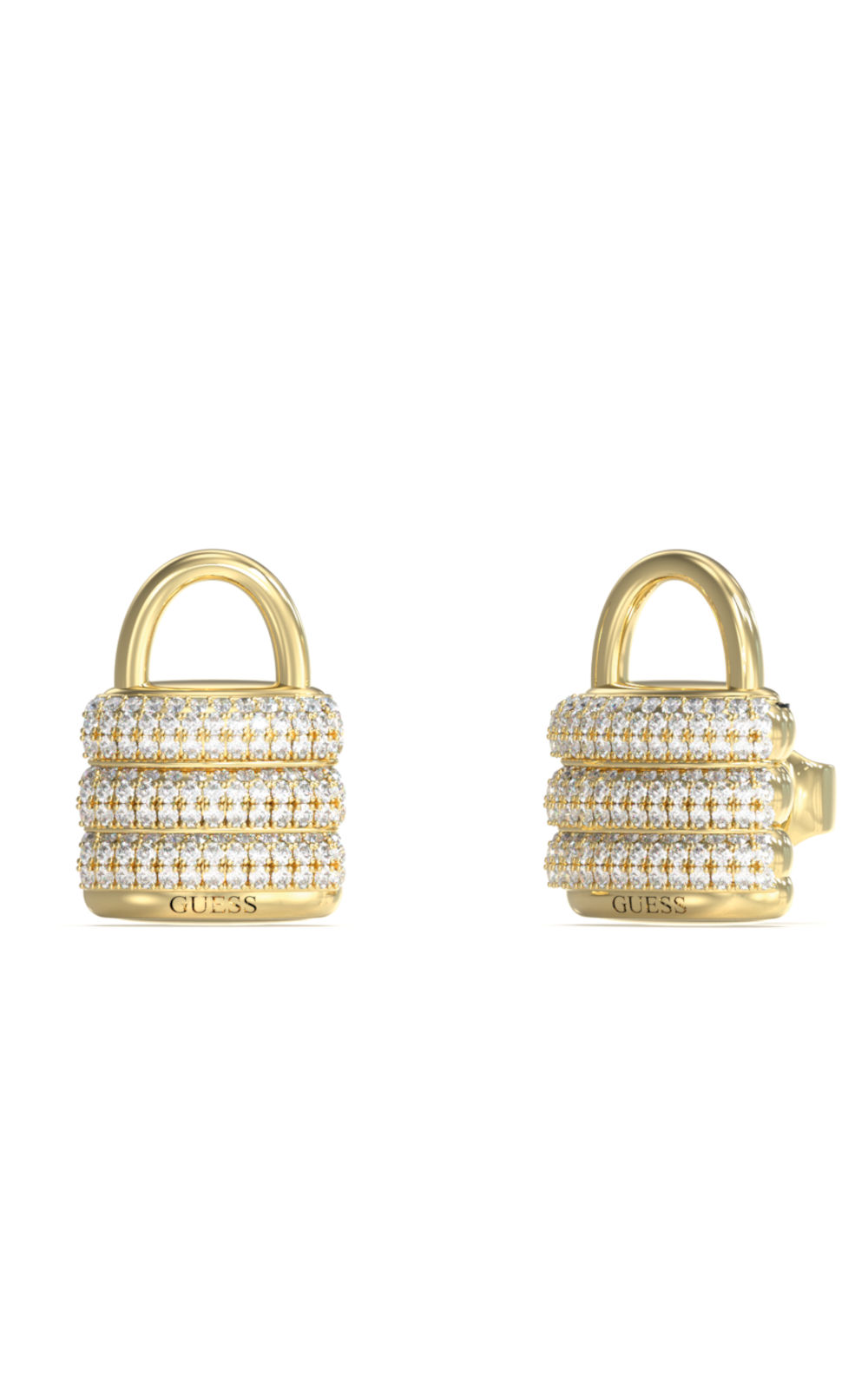 GUESS-STEEL-GUESS-MY-SECRET-JUBE05419JWYGT-U-Σκουλαρίκια-Χρυσά-Με-Πέτρες GUESS STEEL GUESS MY SECRET JUBE05419JWYGT/U Σκουλαρίκια Χρυσά Με Πέτρες - Image 1