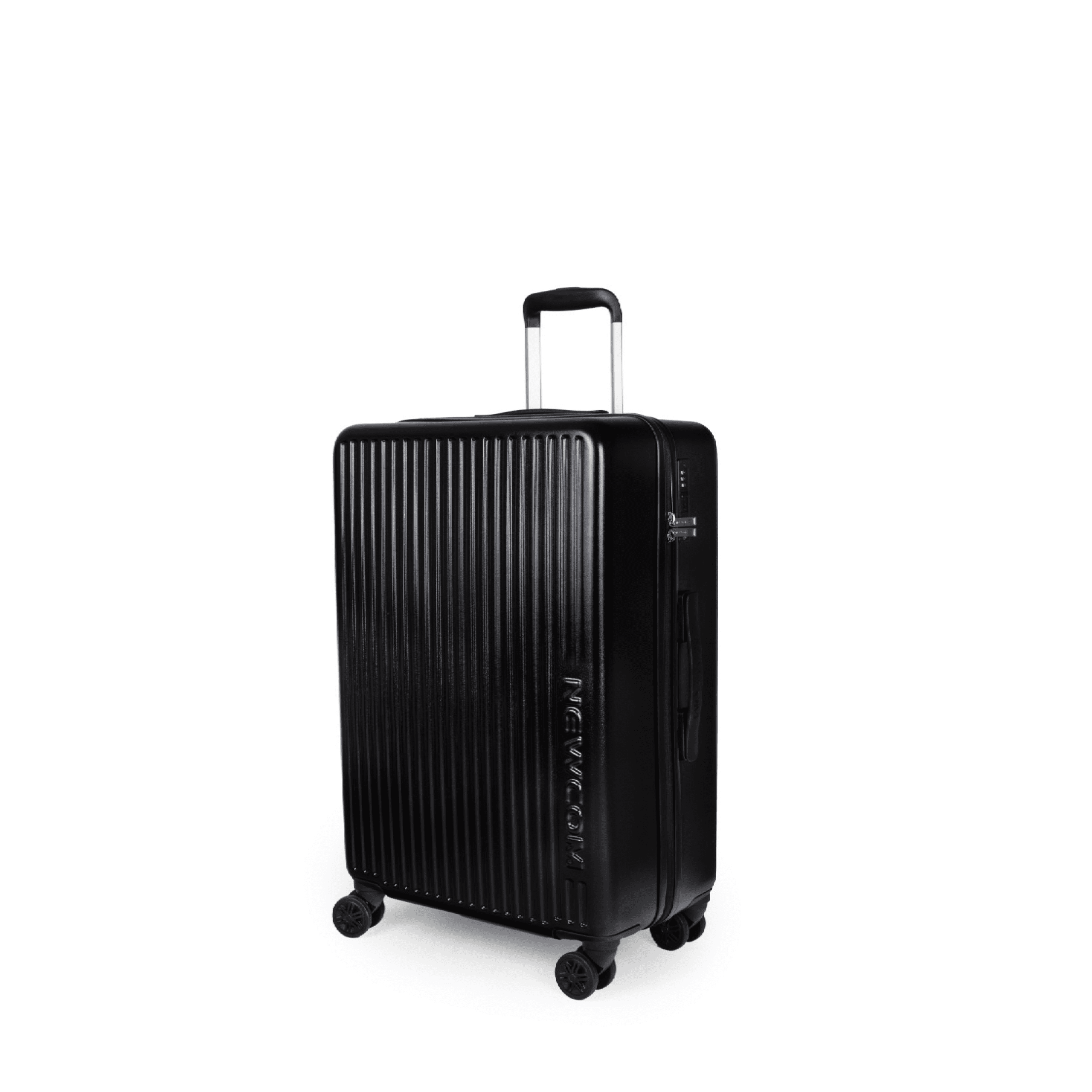 N1490-50- Βαλίτσα καμπίνας σκληρή Newcom (ABS+PC) N1490/50 μαύρο - Image 1