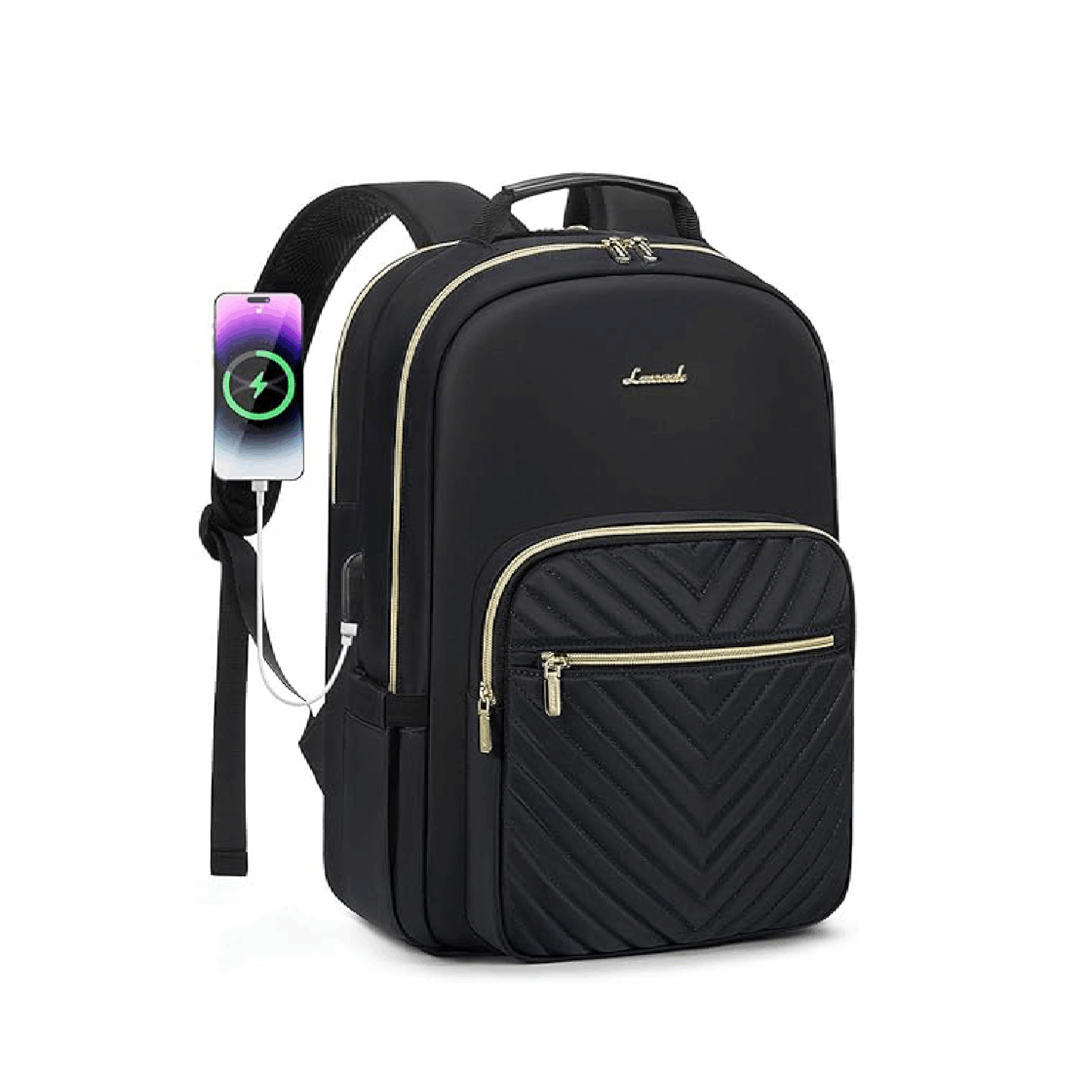 WB1533-2-scaled Γυναικείο Σακίδιο Laptop Casual Lovevook 15,6'' WB1533 black - Image 1