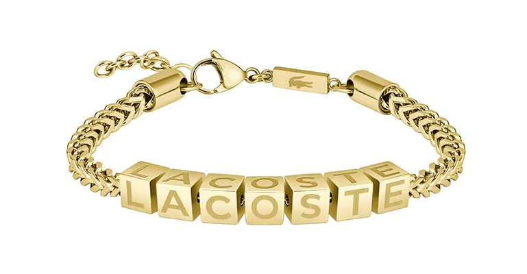 lacoste_2040522 LACOSTE Ανδρικό Βραχιόλι από ανοξείδωτο ατσάλι 2040522 - Χρυσό - Image 1