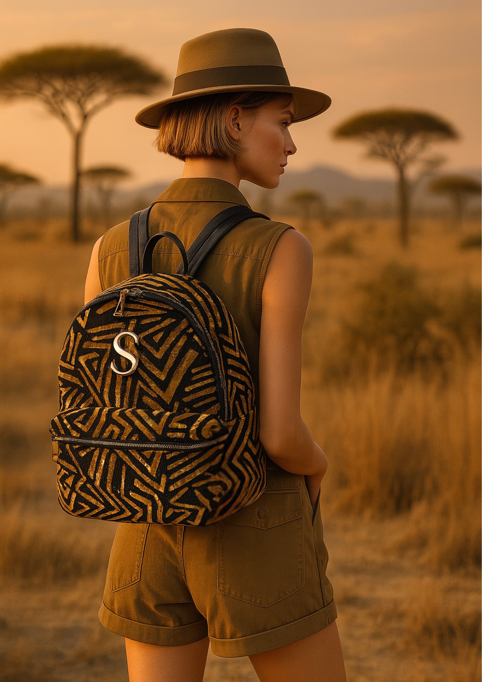 SYLVANA-BACKPACK SORENA HANDMADE SYLVANA BACKPACK SBBP-0006-M002 - Image 1