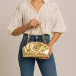 SORENA HANDMADE ZOUZOU MINI BUCKET GOLD SBZB-0076-0038