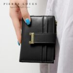Πορτοφόλι Γυναικείο Μικρό Pierre Loues PL821-79-B49 μαύρο - Image 2