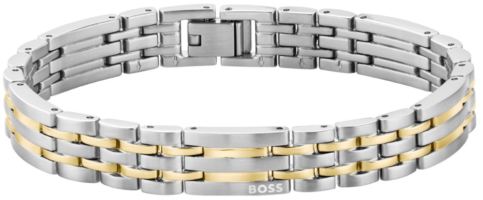 BOSS-Ανδρικό-Βραχιόλι-1580813 BOSS Ανδρικό Βραχιόλι από ανοξείδωτο ατσάλι 1580813 - Δίχρωμο - Image 1
